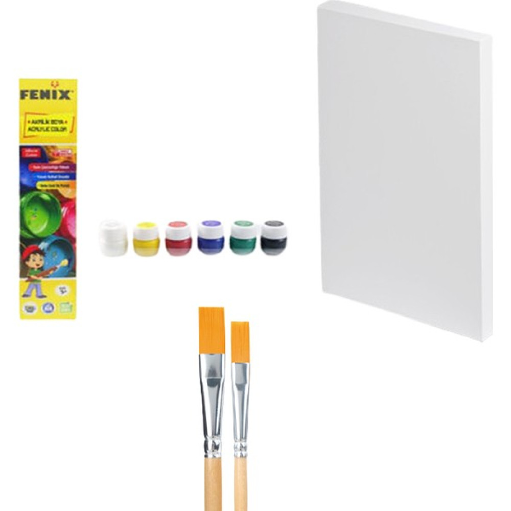 Arthobi Akrilik Boya Seti 25X35 cm Tuval, Fırça, Boya Oto Boyaları Fiyatı