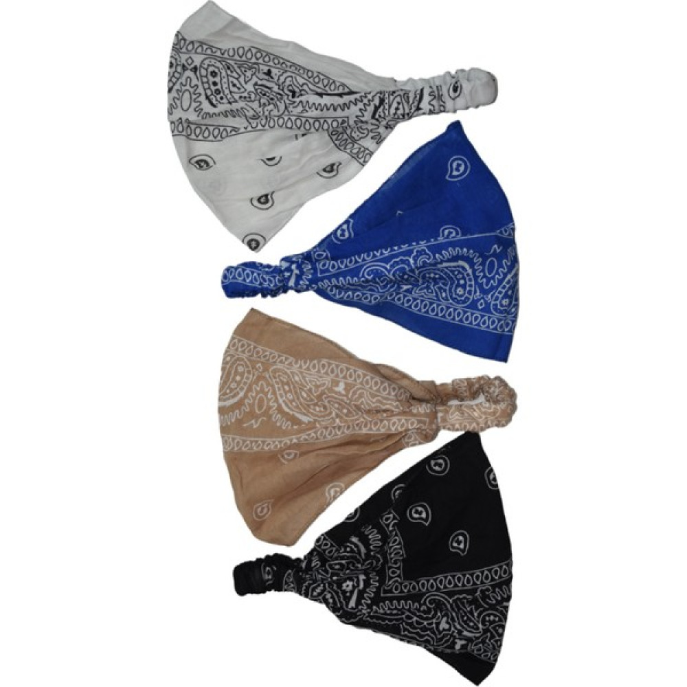 Artı Bir Bodrum Bandana Seti Lastikli Paraşüt Model Şal Desenli Bandana (Outdoor) Fiyatı