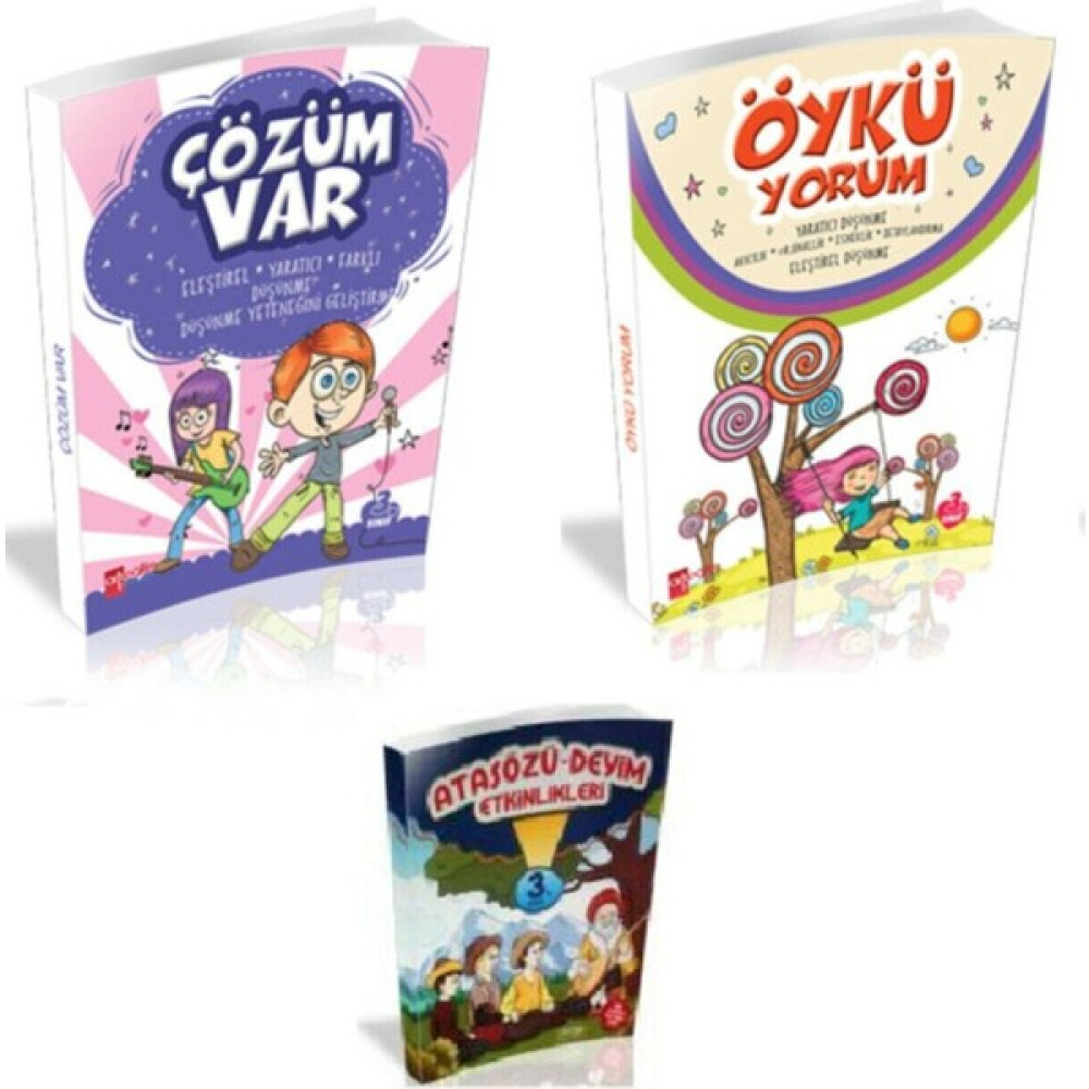 Artı Eğitim 3. Sınıf Çözüm Var + Ata Sözleri + Öykü Yorum 3'lü Set Tüm Dersler Fiyatı