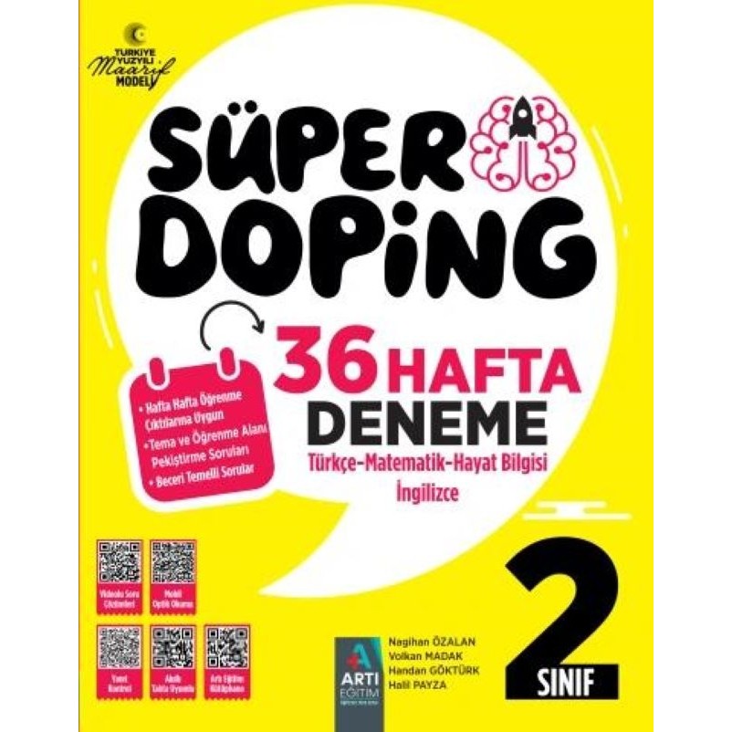 Artı Eğitim Yayınları 2. Sınıf Süper Doping 36 Hafta Deneme Diğer Fiyatı