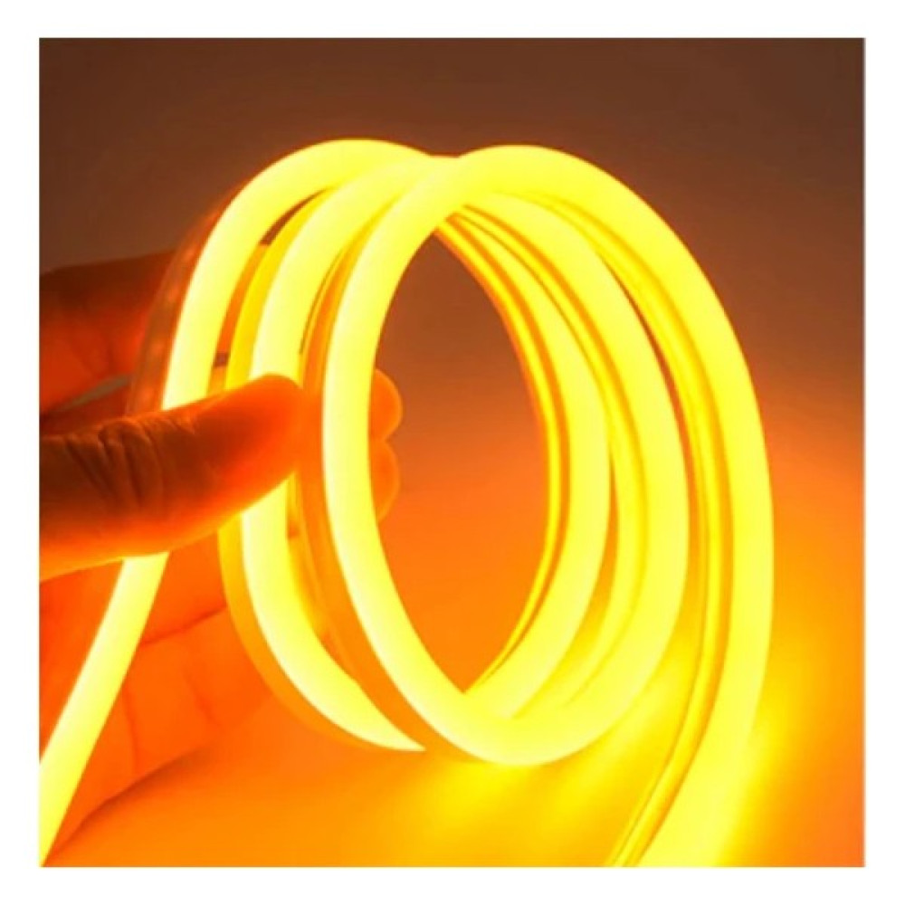 Artı Led 2 Metre 220 Volt Esnek Neon Hortum Şerit LED Işık Aydınlatma Tak Çalıştır Beyaz Işık - 2 m - Amber Led Aydınlatmalar Fiyatı
