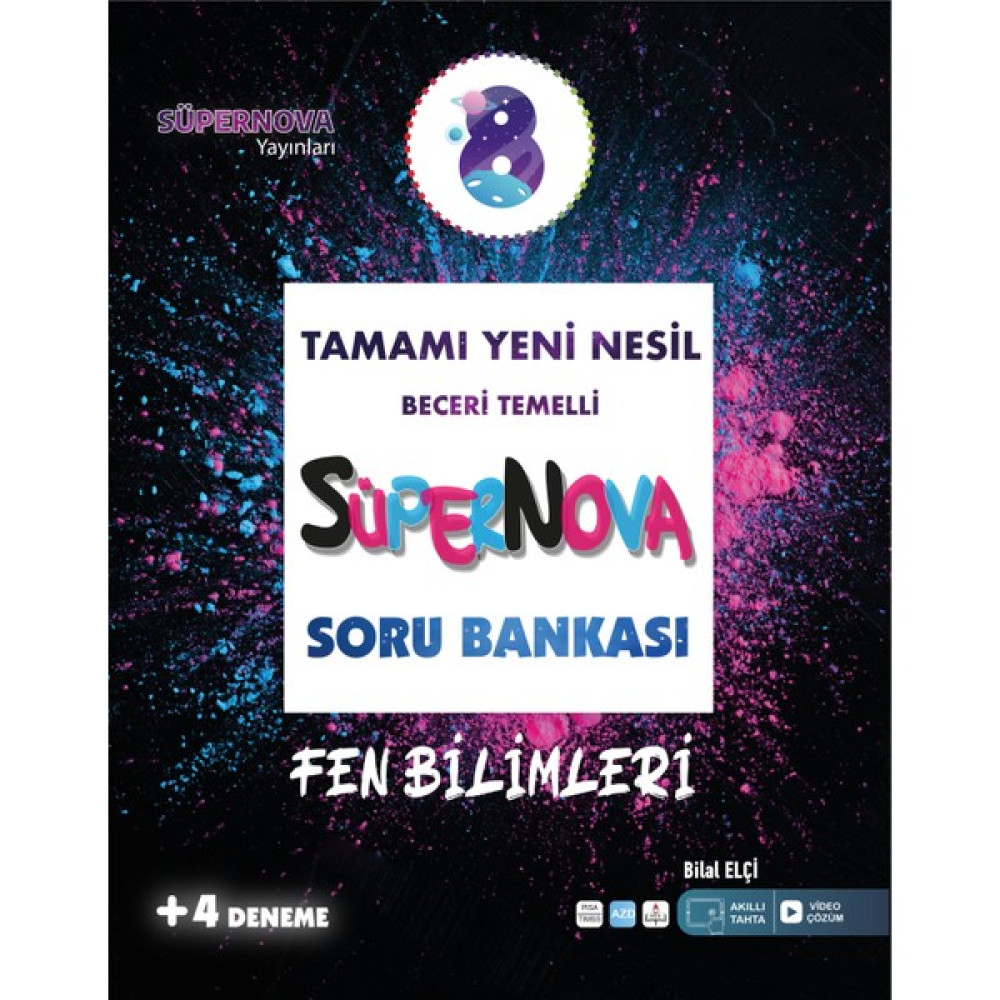 Artı Zeka 8. Sınıf Süpernova Fen Bilimleri Beceri Temelli Soru Bankası Ders Sınav Kitapları Fiyatı