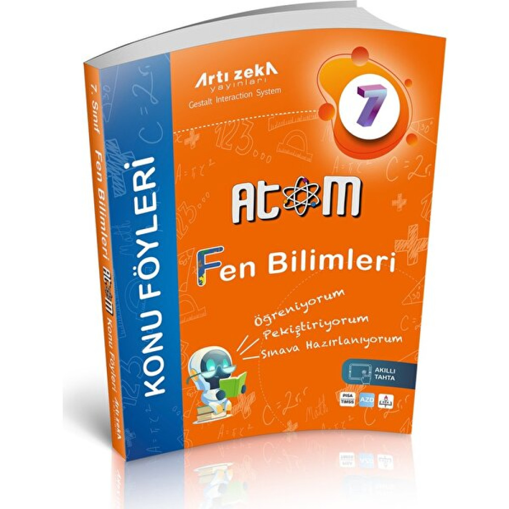 Artı Zeka Yayınları 7. Sınıf Atom Beceri Temelli Fen Bilimleri Konu Uygulama Seti (Föyler) Fen - Bilişim ve Teknoloji Fiyatı