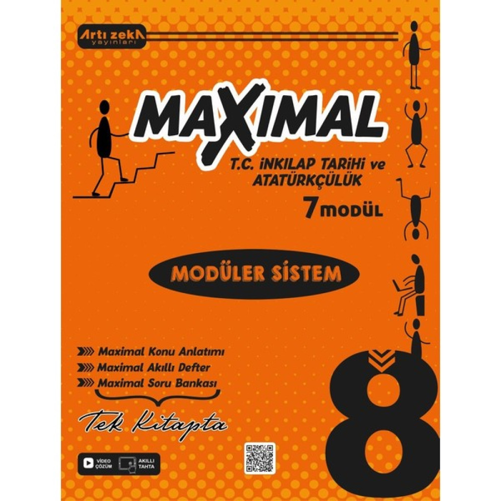 Artı Zeka Yayınları 8. Sınıf Maximal Tc. Inkılap Tarihi ve Atatürkcülük Modüler Set (7 Modül) Ders Sınav Kitapları Fiyatı