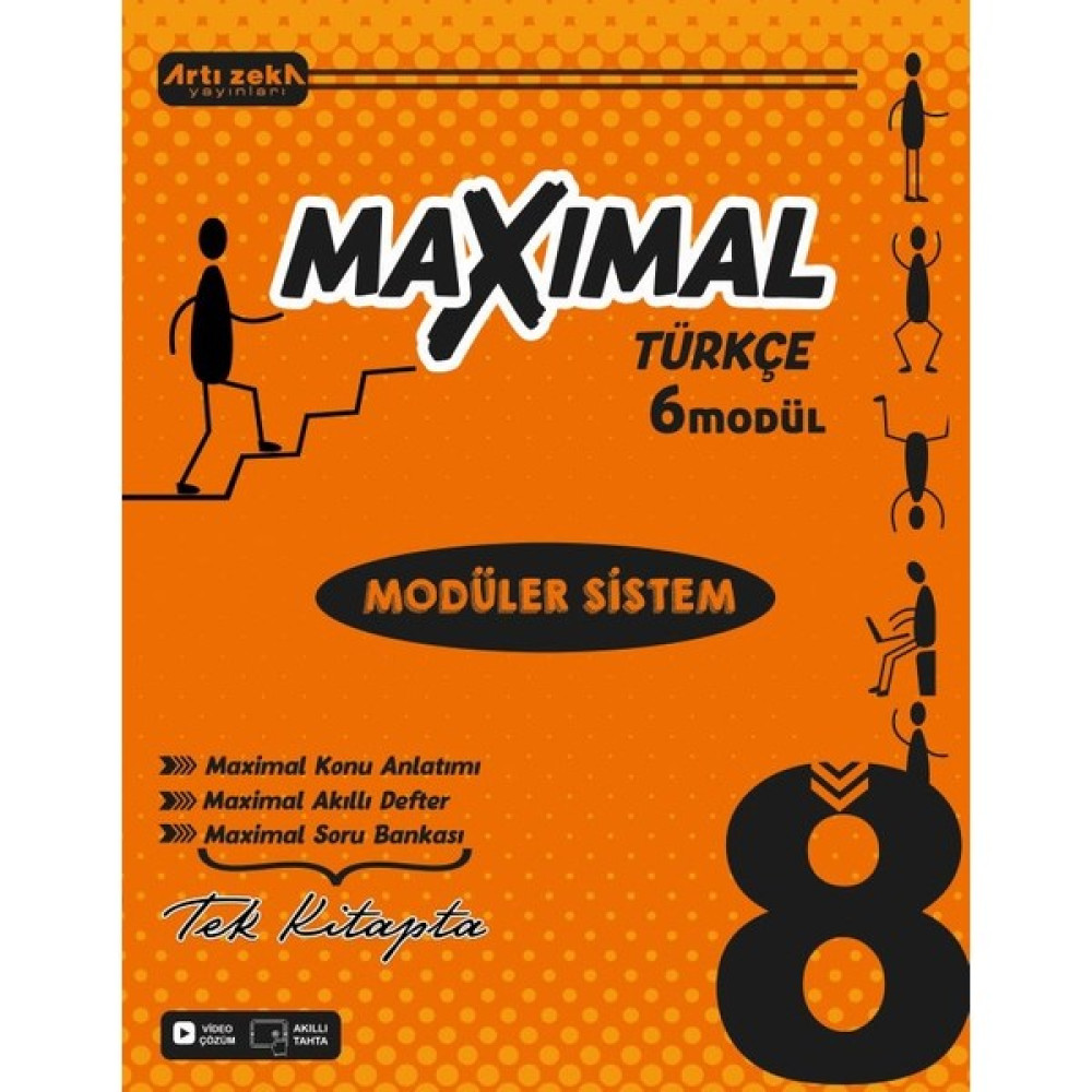 Artı Zeka Yayınları 8 Sınıf Maxımal Türkçe Modüler Sistem Seti (6 Modül) Türkçe Fiyatı