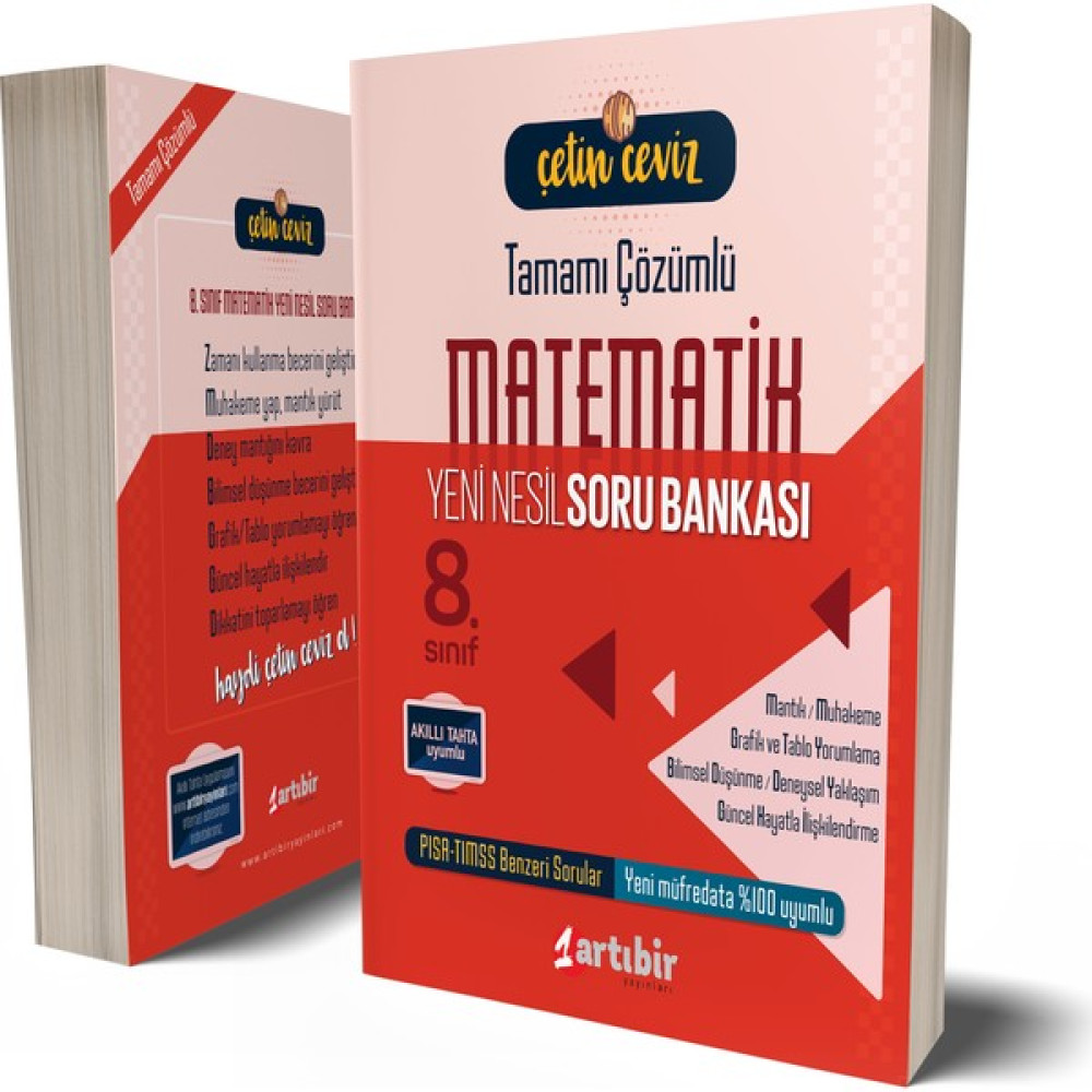 Artıbir 8.Sınıf Çetin Ceviz Matematik Soru Bankası Matematik Fiyatı