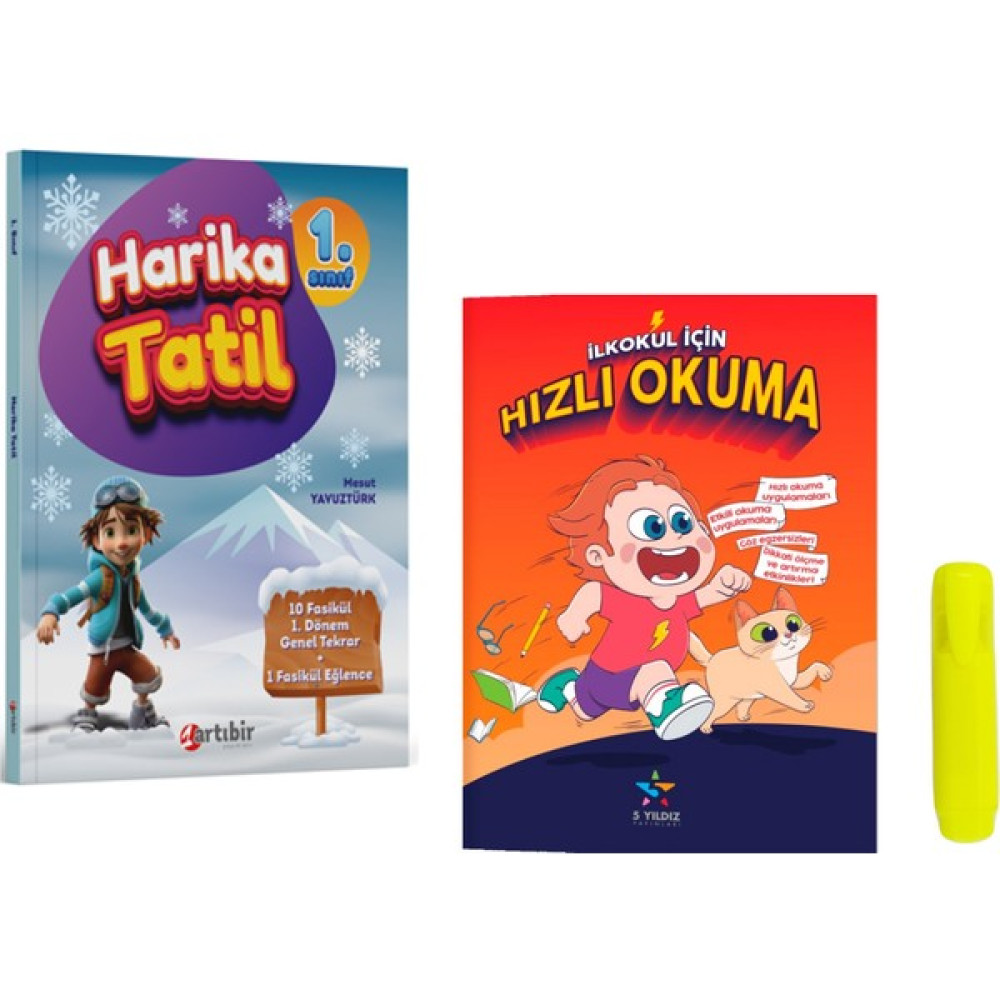 Artıbir Yayınları 1. Sınıf Yarıyıl Tatil Harika Fasikül ve Hızlı Okuma Seti Kaynak Kitapları Fiyatı