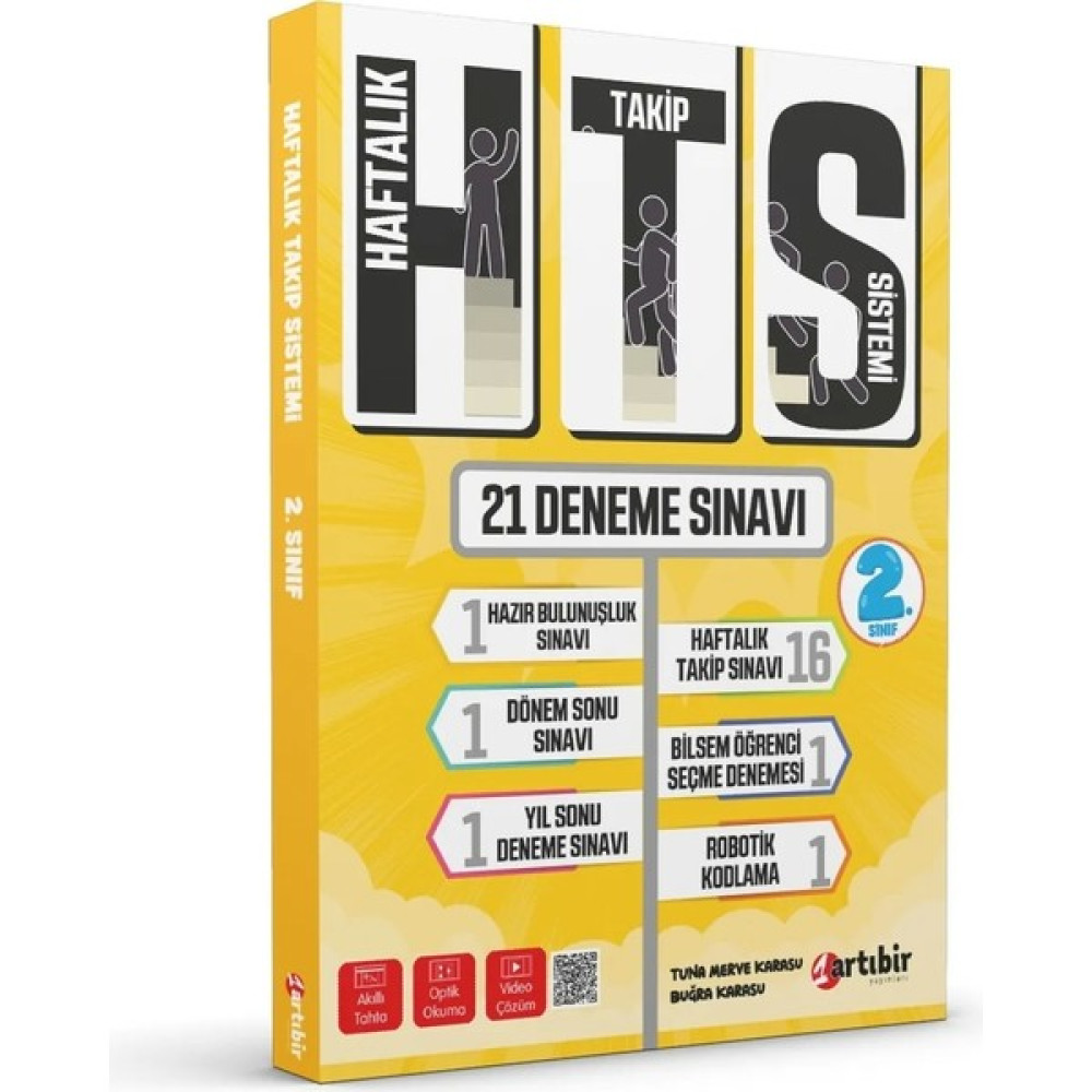 Artıbir Yayınları 2. Sınıf (Hts) Haftalık Takip Sistemi Yeni Nesil 20 Deneme Sınavı (Optik Okumalı) Kaynak Kitapları Fiyatı