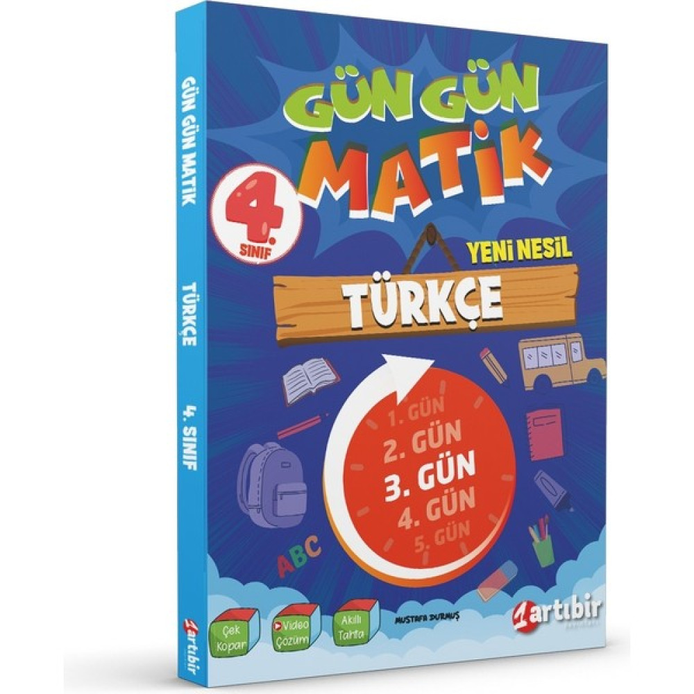 Artıbir Yayınları 4. Sınıf Gün Gün Matik Türkçe (Ciltli) Türkçe Fiyatı