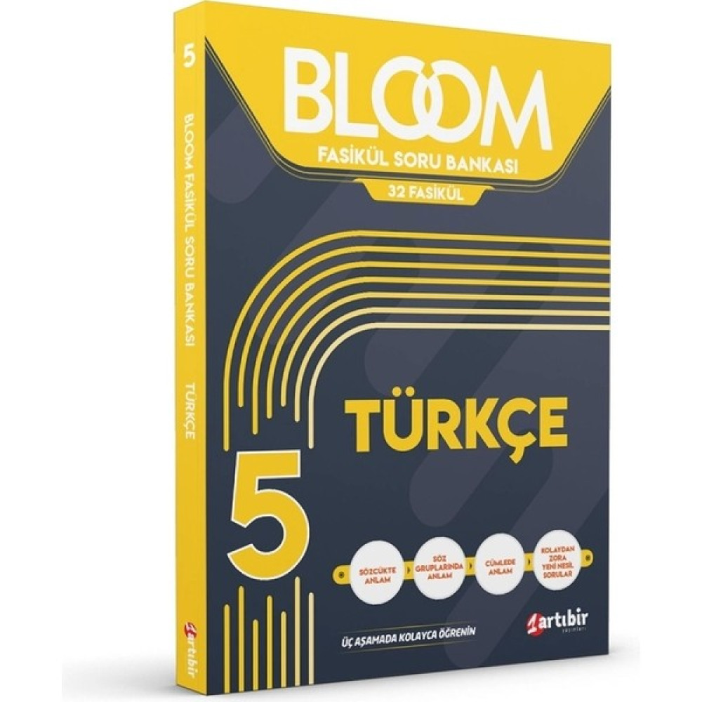 Artıbir Yayınları 5. Sınıf Bloom Türkçe 32 Fasikül Soru Bankası Kaynak Kitapları Fiyatı