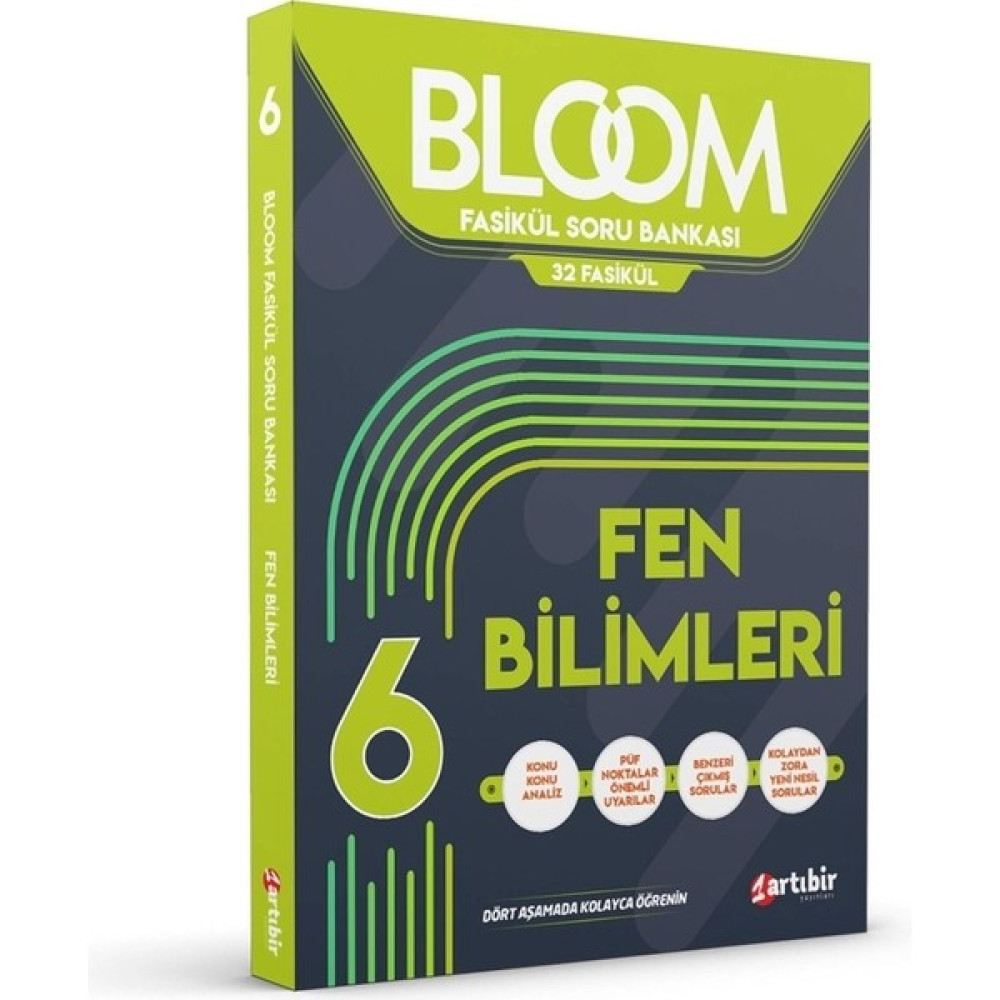 Artıbir Yayınları 6. Sınıf Bloom Fen Bilimleri 32 Fasikül Soru Bankası Kaynak Kitapları Fiyatı