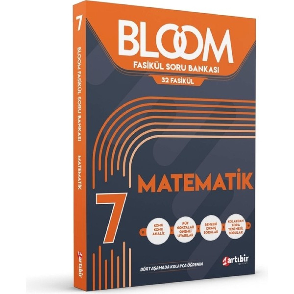 Artıbir Yayınları 7. Sınıf Bloom Matematik 32 Fasikül Soru Bankası Kaynak Kitapları Fiyatı