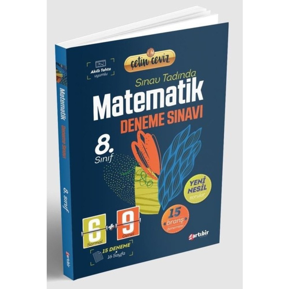 Artıbir Yayınları 8. Sınıf Çetin Ceviz Matematik Denemesi Tüm Dersler Fiyatı
