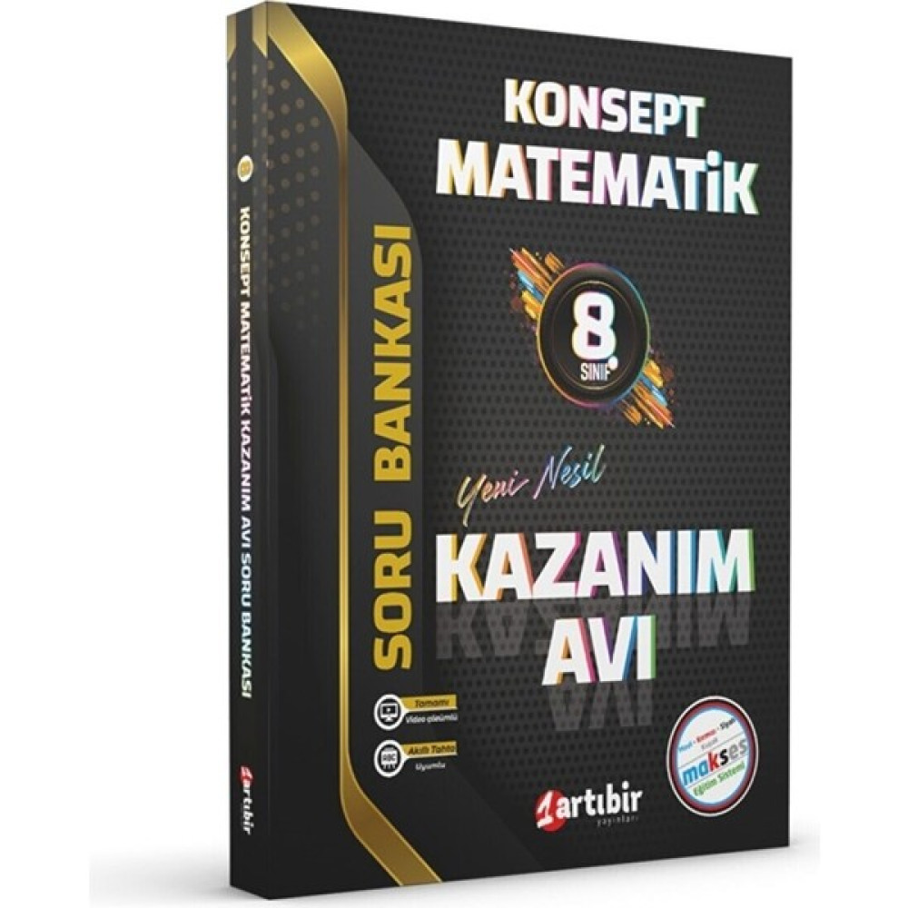 Artıbir Yayınları 8. Sınıf Konsept Matematik Kazanım Avı Soru Bankası Kaynak Kitapları Fiyatı
