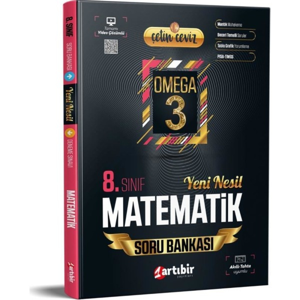 Artıbir Yayınları 8.sınıf Çetin Ceviz Matematik Soru Bankası Matematik Fiyatı