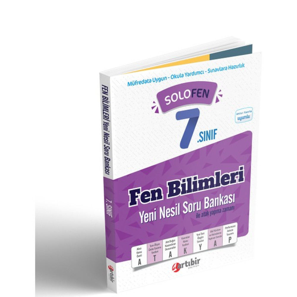 Artıbir Yayınları Solo Fen 7. Sınıf Fen Bilimleri Yeni Nesil Soru Bankası Fen - Bilişim ve Teknoloji Fiyatı
