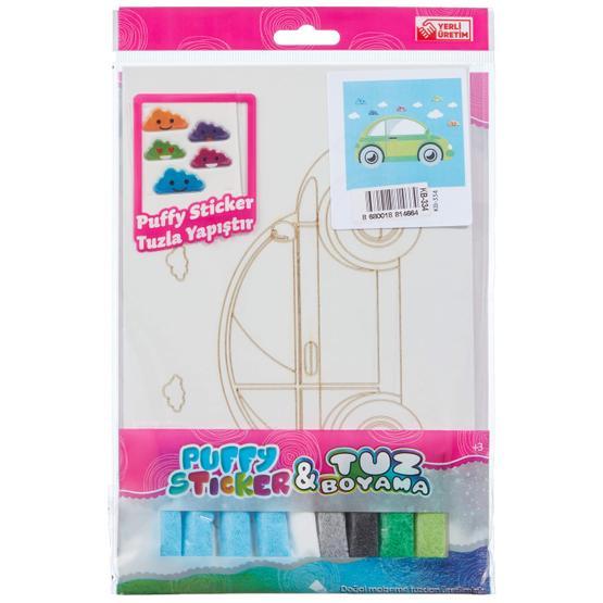 Artikel KB-334 Araba Bulut Puffy Tuz Boyama