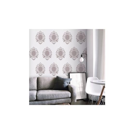 Artikel ST-022 Çerçeve Stencil Tasarımı 30x30 cm Kanvas Tablo