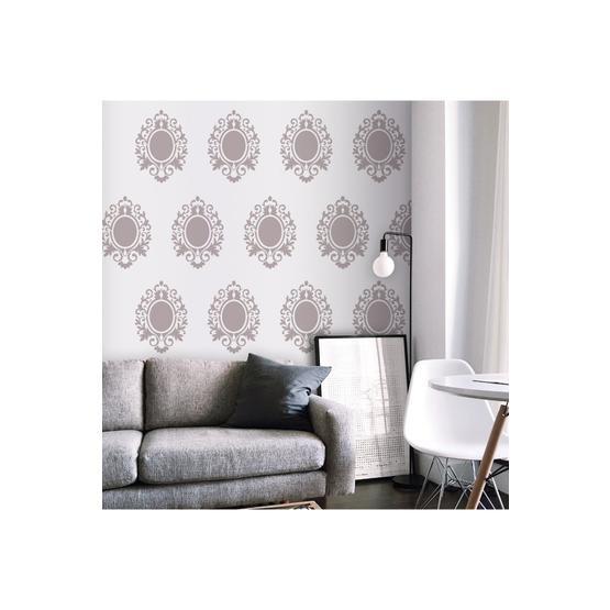 Artikel ST-022 Çerçeve Stencil Tasarımı 30x30 cm Kanvas Tablo Kanvas Tablo Fiyatı