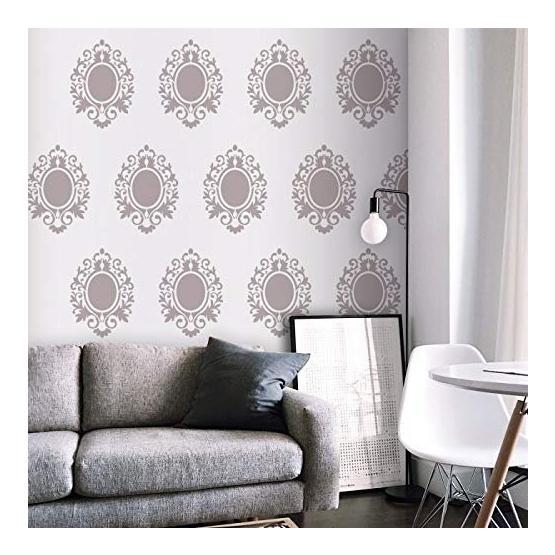 Artikel ST-022 Çerçeve Stencil Tasarımı 30x30 cm Kanvas Tablo