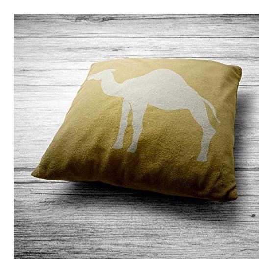 Artikel ST-178 Deve Stencil Tasarımı 30x30 cm Kanvas Tablo