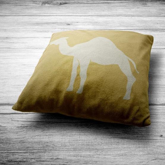 Artikel ST-178 Deve Stencil Tasarımı 30x30 cm Kanvas Tablo