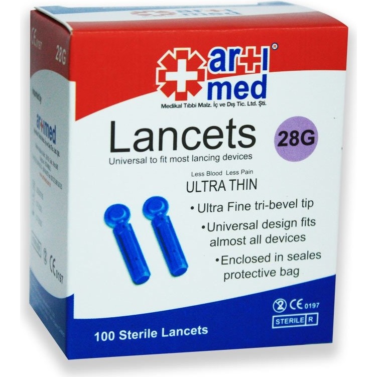 Artımed Lancet 28G 100 Adet Ultra Ince Diğer Fiyatı
