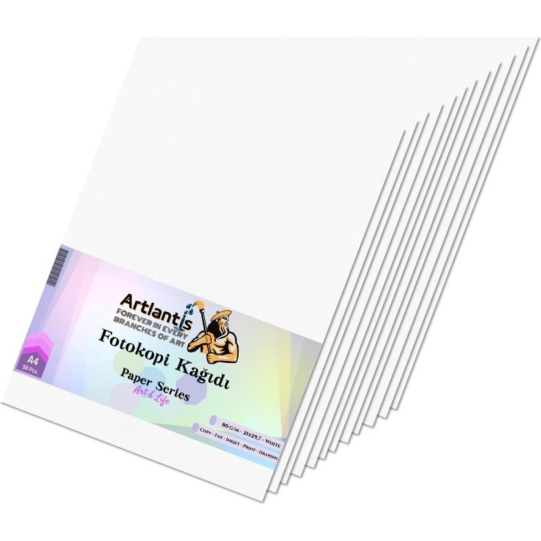 Artlantis A4 Fotokopi Kağıdı 21 x 29,7 cm 50'li Fotokopi Kağıdı Fiyatı