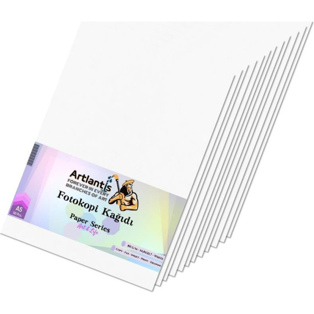 Artlantis A5 Fotokopi Kağıdı 14,8 x 21 cm 50'li Fotokopi Kağıdı Fiyatı