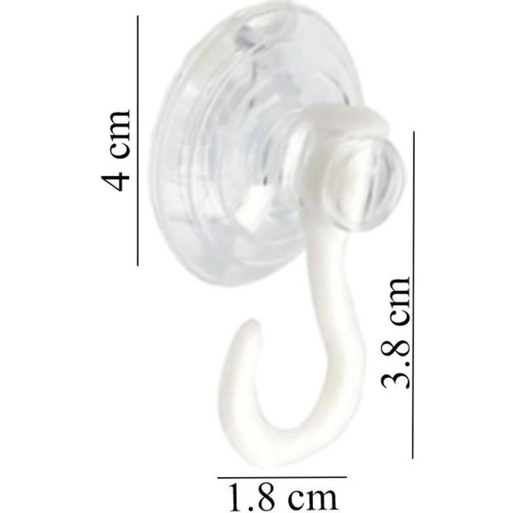 Artlantis Askılı Vantuz Öpücük 4 cm 6 Adet Büyük Kancalı Cam Vantuzu Öpücük Cam Askısı Pvc Vantuz Mutfak Banyo Pencere ve Kapı Camı Vantuzu - Şeffaf Pano Fiyatı
