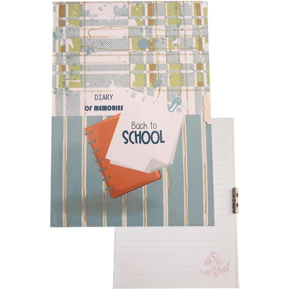 Artlantis Hatıra Defteri Kilitli Kız Modeli Günlük Defteri 1 Adet Mcolor Sert Kapak Çizgili 14X20 cm Anı Defteri - Yeşil Not Defteri & Bloknot Fiyatı