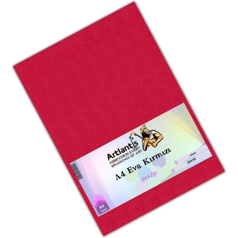 Artlantis Kırmızı Eva A4 20X30 5 Adet Artlantis Eva 20*30 - Standart Elişi Kağıdı Fiyatı
