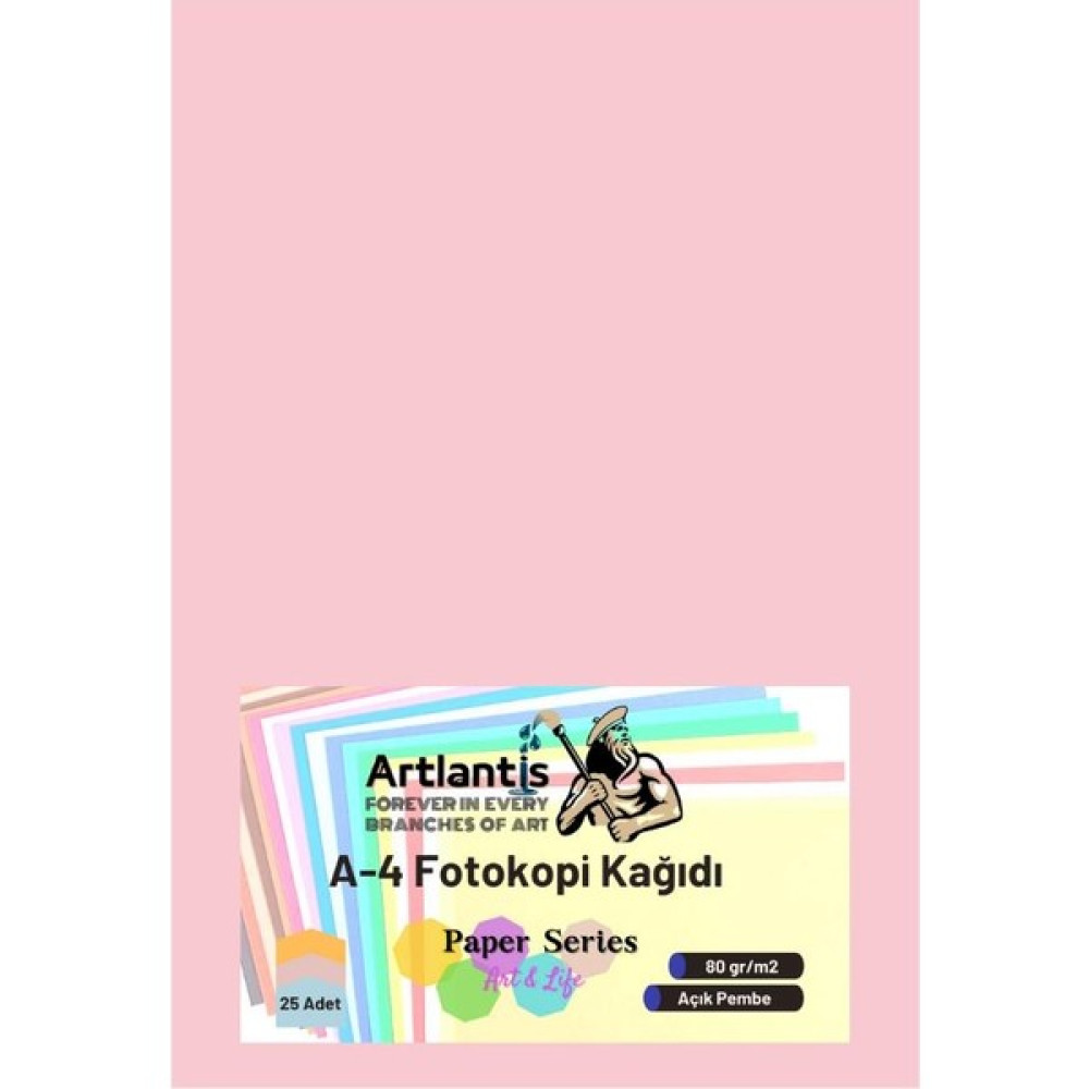 Artlantis Renkli A-4 Fotokopi Kağıdı 25 Li 1 Paket Artlantis Fotokopi Renkli A4 Kağıdı Turuncu Fotokopi Kağıdı Fiyatı