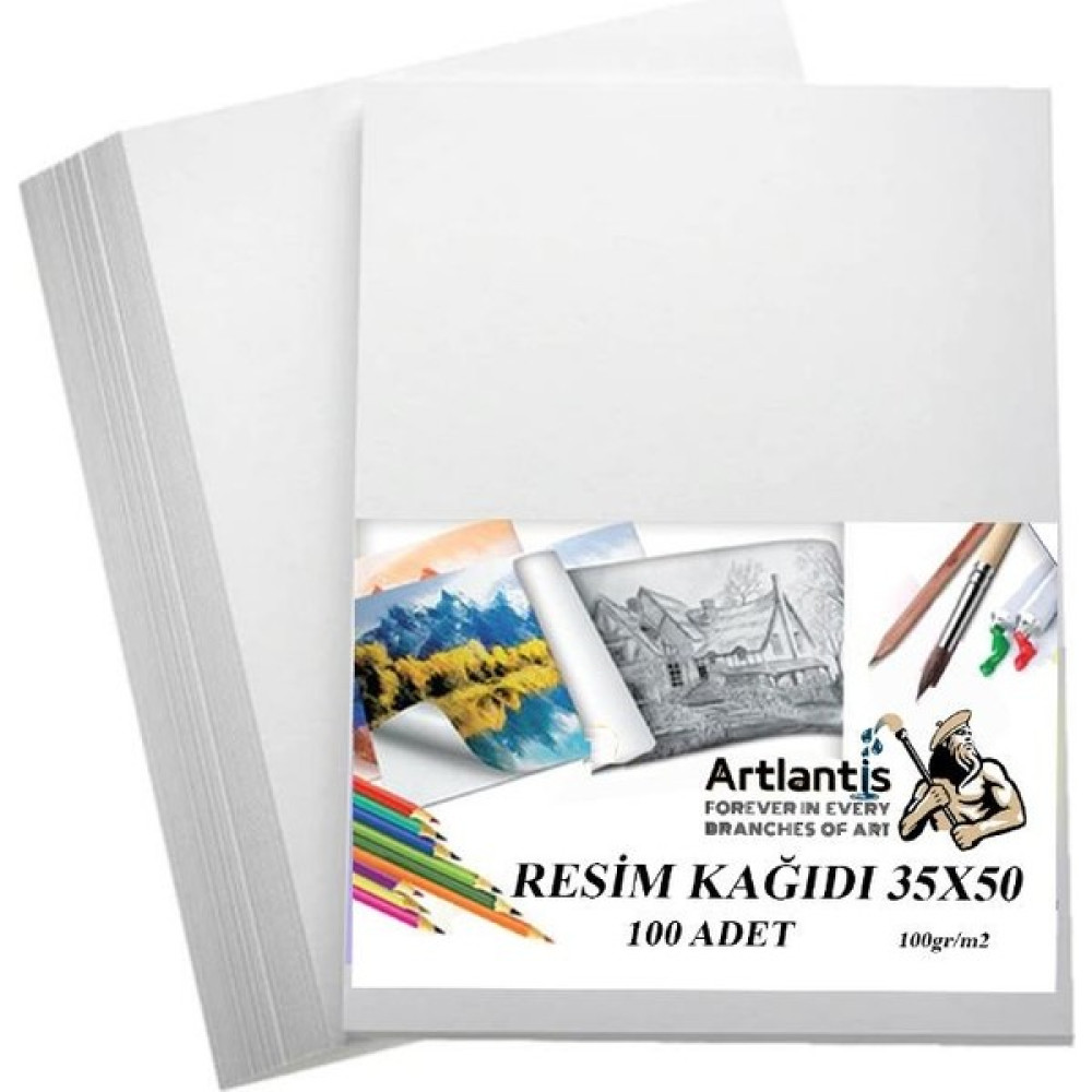 Artlantis Resim Kağıdı 100'lü 35 x 50 cm Resim Defteri Fiyatı