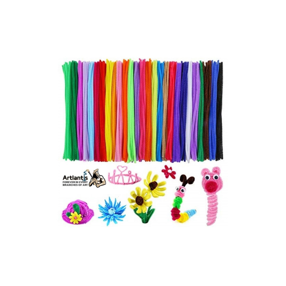Artlantis Şönil Renkli 30 cm 50li 1 Paket 30 cm Renkli Tüylü Tel 50li Okul Malzemeleri Fiyatı