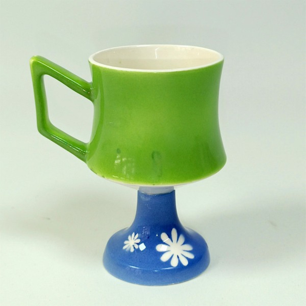 Artlayer Design Tasarım Porselen Ayaklı(Paçalı) Kahve Fincanı P0010030005 - 1 Adet - Açık Yeşil - 120 ml Fincan / Bardak / Kahve Takımı Fiyatı