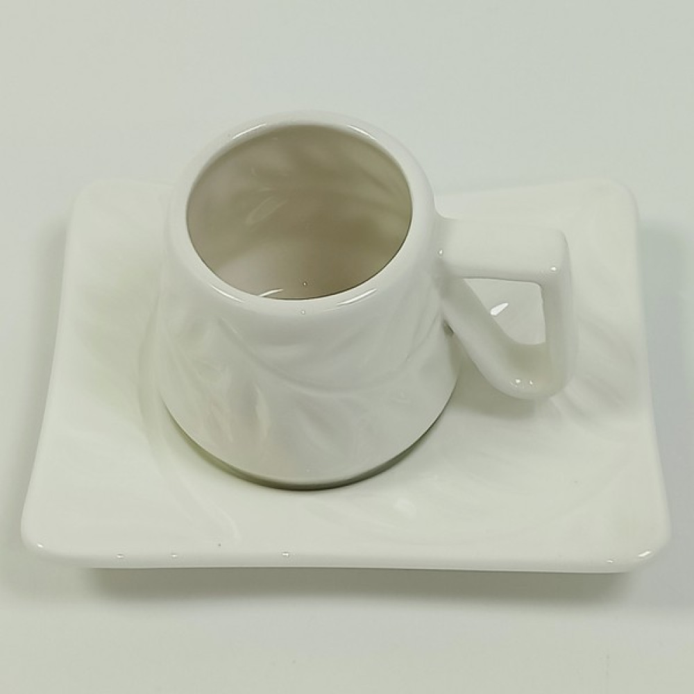 Artlayer Design Tasarım Seramik Yaprak Rölyef Türk Kahve Fincanı (TEKLI)0010090001 Fincan / Bardak / Kahve Takımı Fiyatı