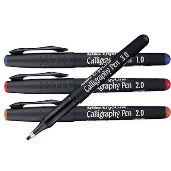 Artline 1.0 mm Siyah Ergoline Arabic Yan Kesik Kaligrafi Kalemi