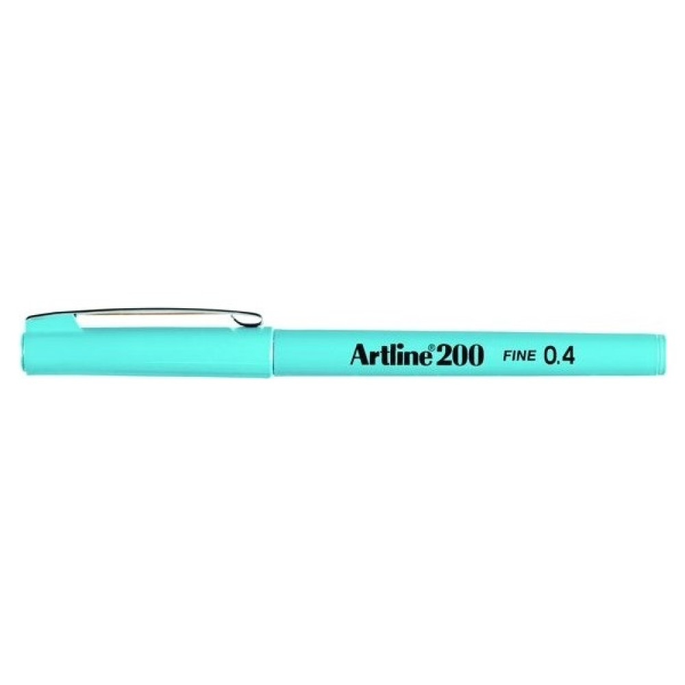 Artline 200 Fineliner 0.4mm Ince Uçlu Yazı ve Çizim Kalemi Açık Mavi Kesik Uçlu (Kaligrafi) Kalem Fiyatı
