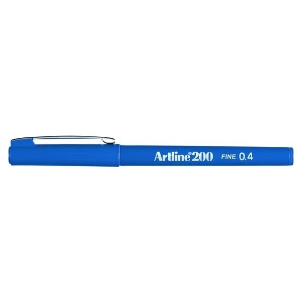 Artline 200 Fineliner 0.4mm Ince Uçlu Yazı ve Çizim Kalemi Royal Mavi Kesik Uçlu (Kaligrafi) Kalem Fiyatı