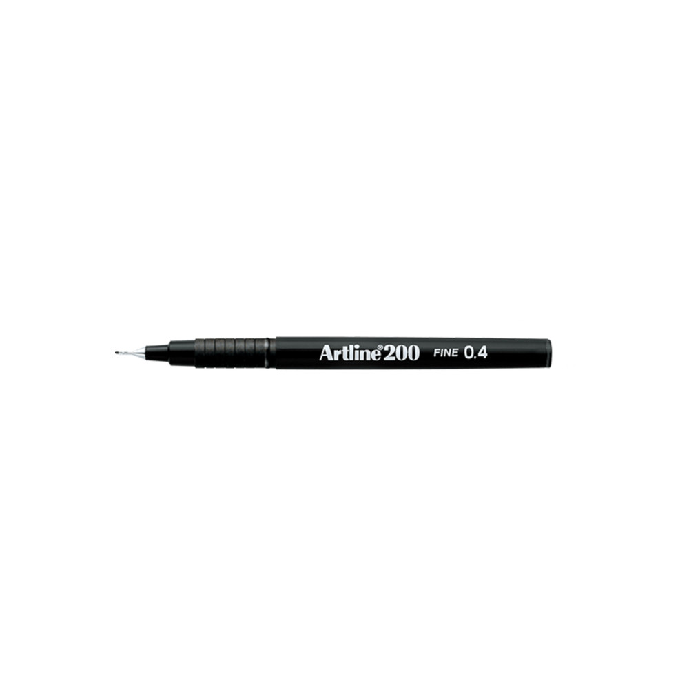 artline 200 Fineliner 0.4mm Keçe Uçlu Kalem Siyah Teknik Çizim ve Grafik Kalemi Fiyatı