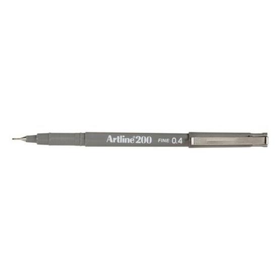 Artline 200N Fine 0.4 mm Gri Keçe Uçlu Yazı Kalemi Keçe Uçlu Kalem Fiyatı