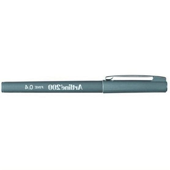 Artline 200N Fine 0.4 mm Gri Keçe Uçlu Yazı Kalemi