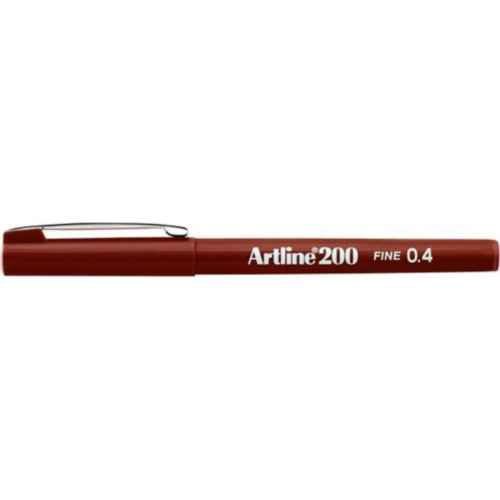 Artline 200N Fine Keçe Uçlu Yazı Kalemi Uç:0,4mm Kahverengi Oto Boyaları Fiyatı