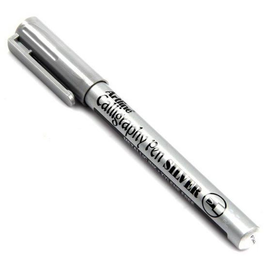 Artline 993XF Calligraphy Gümüş Çizim Kalemi