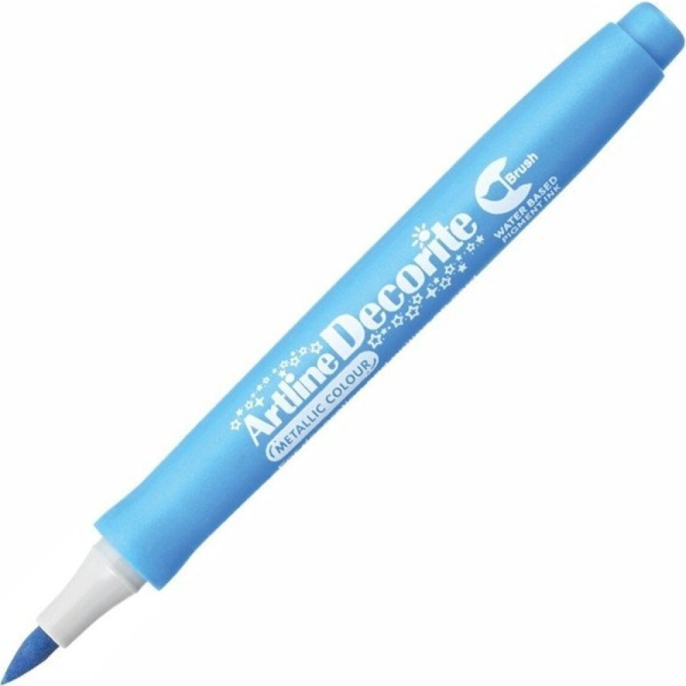 Artline Decorite Marker Kalem Fırça Uçlu Metallic Blue Oto Boyaları Fiyatı