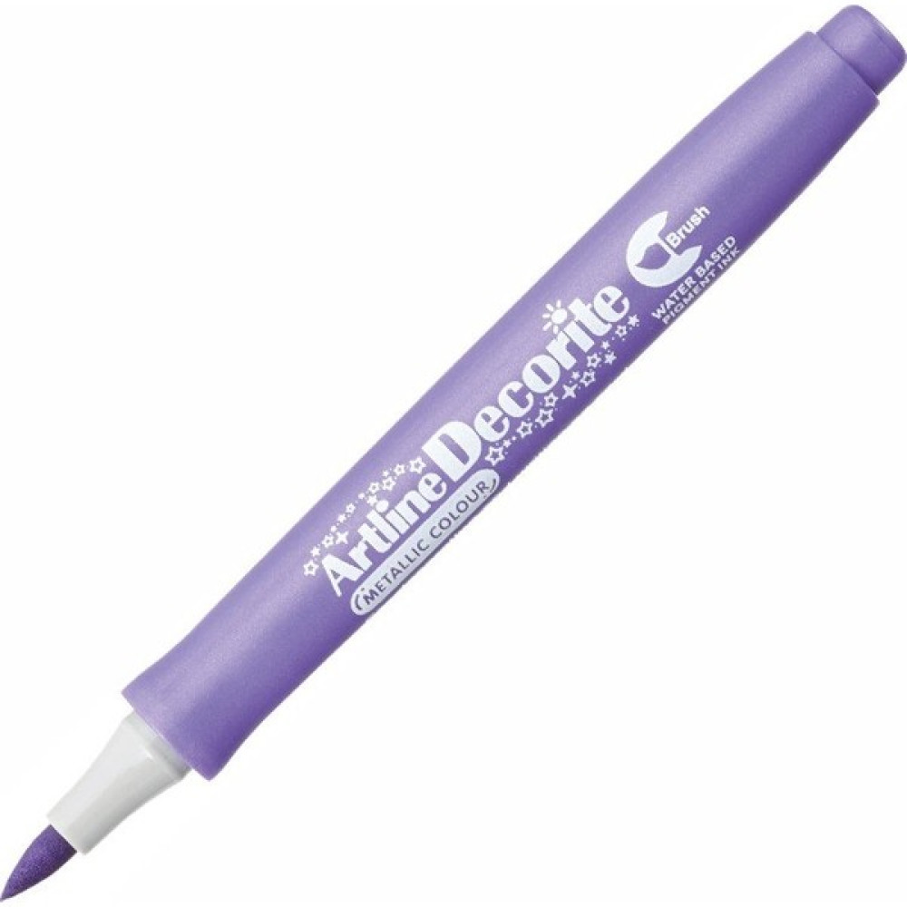 Artline Decorite Marker Kalem Fırça Uçlu Metallic Purple Oto Boyaları Fiyatı