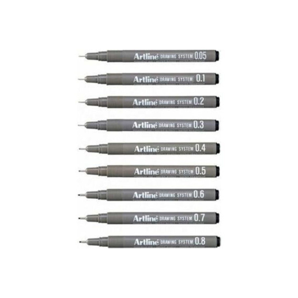 artline Drawing System Teknik Çizim Kalemi 9li Tam Set Teknik Çizim ve Grafik Kalemi Fiyatı