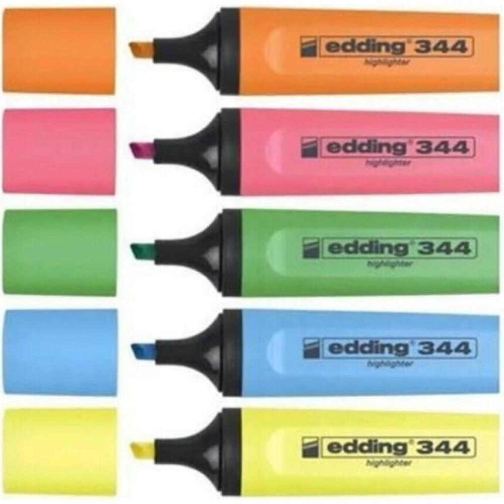 Artline Edding 344 High-Lighter Keçeli Uç Fosforlu Kalem Seti 5’li - Renkli Keçe Uçlu Kalem Fiyatı