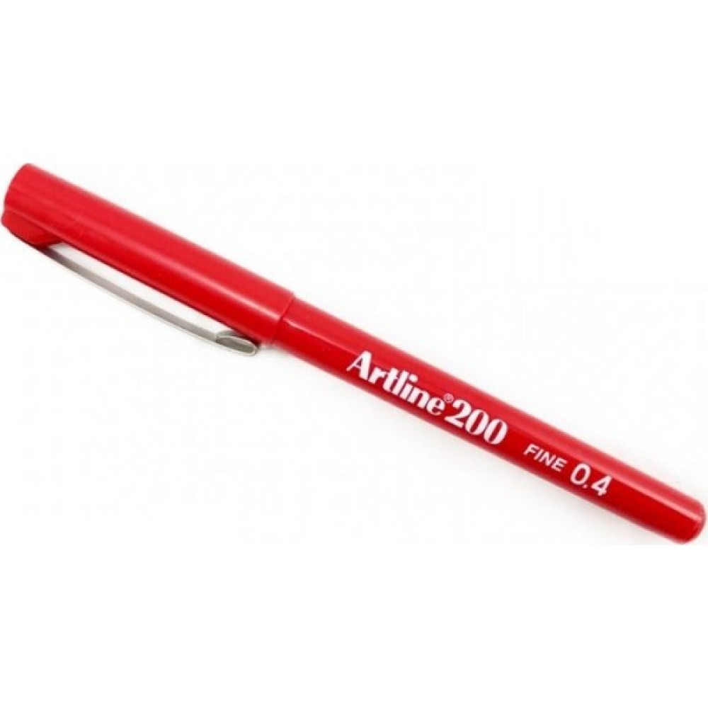 Artline Ek-200 Fineliner Keçe Uç Kalem 0.4 Mm Kırmızı - 1 Adet Keçe Uçlu Kalem Fiyatı